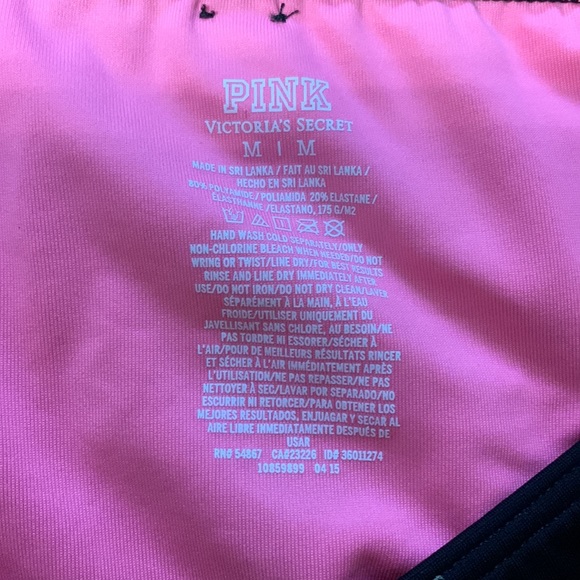 NWOT VS Pink bikini szM pink and black - Picture 4 of 8